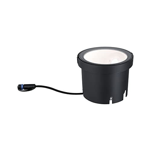 Paulmann Plug & Shine Ocos LED grondspot inbouwlamp, dimbaar, zwart of grijs