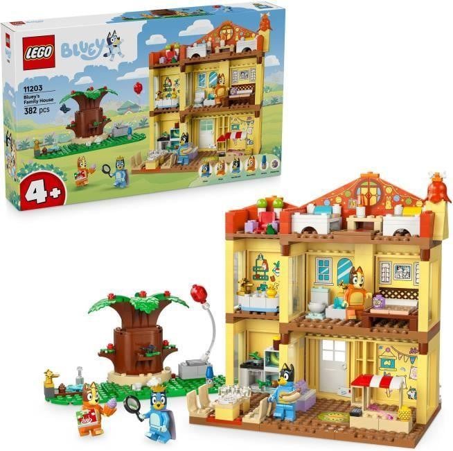 LEGO Bluey Familiehuis bouwset met Bluey, Bingo, Chilli en Bandit figuurtjes