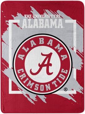 NCAA Alabama Crimson Tide Dimensional Micro Raschel Throw Blanket