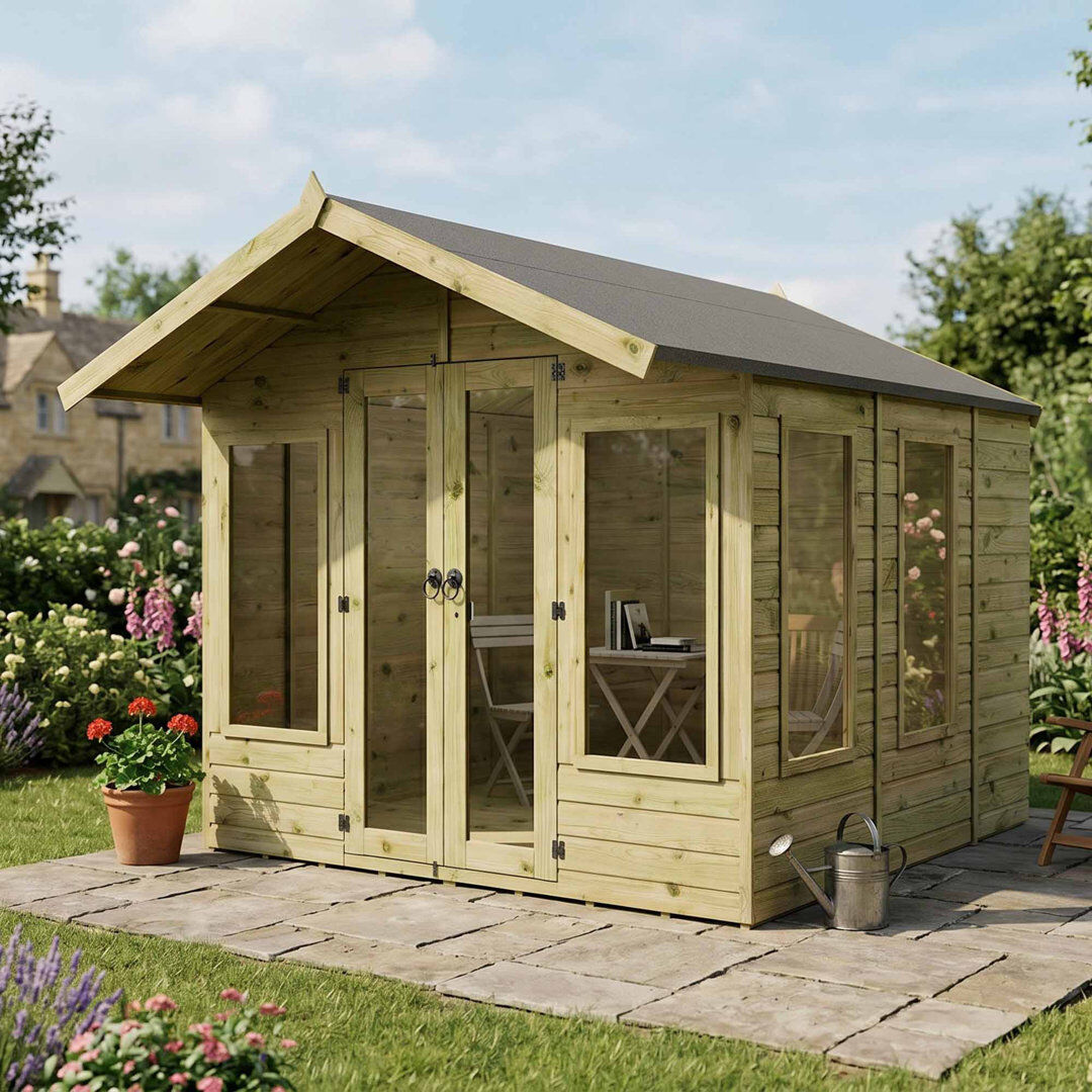 Mercia Garden Products Mercia 8 x 8ft Premium Sussex Summerhouse