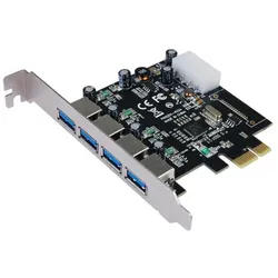 Longshine LCS-6380-4 - USB-Adapter - PCIe 2.0, Kontrollerkarte