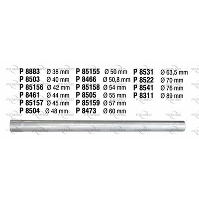 FENNO Abgasrohr, p8473