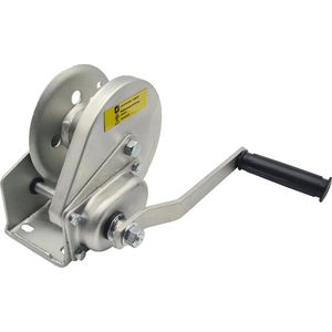 Berger&Schröter Seilwinde 60130, Handseilwinde, 600 kg max. Zugkraft, für bis zu 20 m Stahlseil