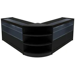 Andromeda LED Verkaufstheken-Set LM60 + C1200 (2 Stück) – Schwarz