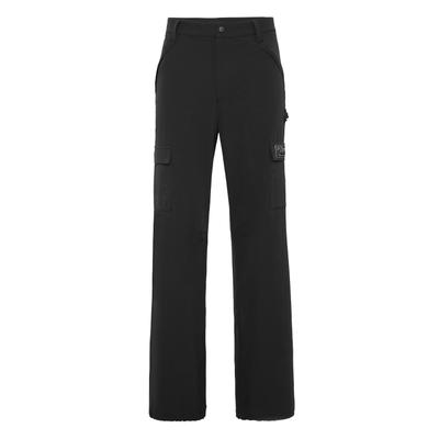 Cargohose PLEIN SPORT "Scratch", Herren, Gr. 3XL, US-Größen, schwarz (02, schwarz), Obermaterial: 89% Polyamid, 11% Elasthan, Hosen Cargohose
