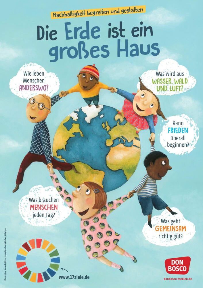 Don Bosco Die Erde ist ein großes Haus (Poster)
