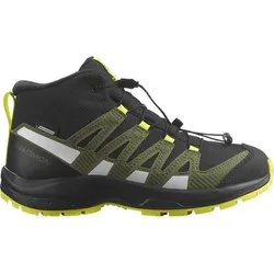 SALOMON Kinder Trekkingstiefel SHOES XA PRO V8 MID CSWP J Black/Dlicgr, Größe 31 in Grau Grau