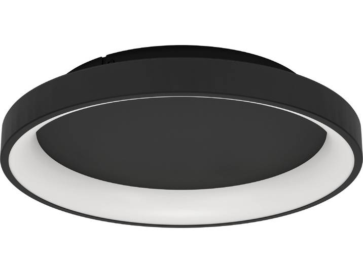 LORETELLO applique/plafonnier lampe éclairage - H7\,5 x Ø35 cm - noir - 12W incl. - IP20
