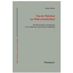 Von der Wahrheit zur Wahrscheinlichkeit, Fachbücher von Annette Meyer