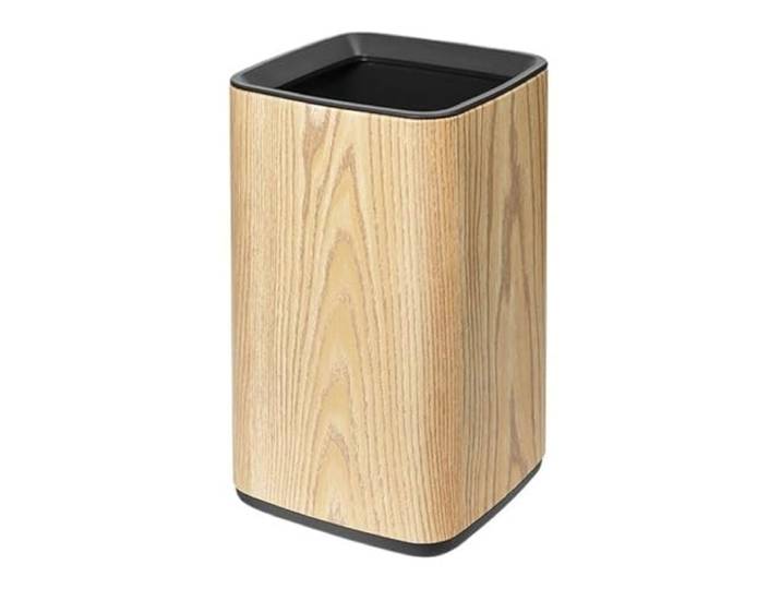 Haushaltsmülleimer Oben Offener Mülleimer for Schlafzimmer(Natural)