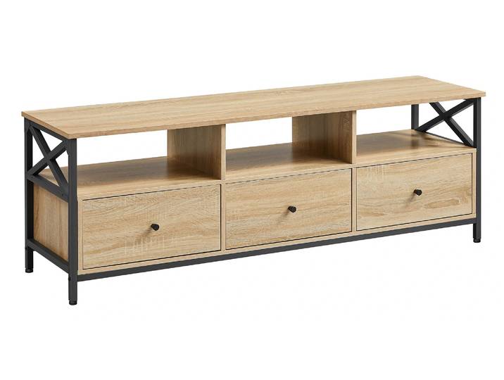 TV-Schrank TAYLOR SONOMA mit Regalen und Schubladen, 147x40cm