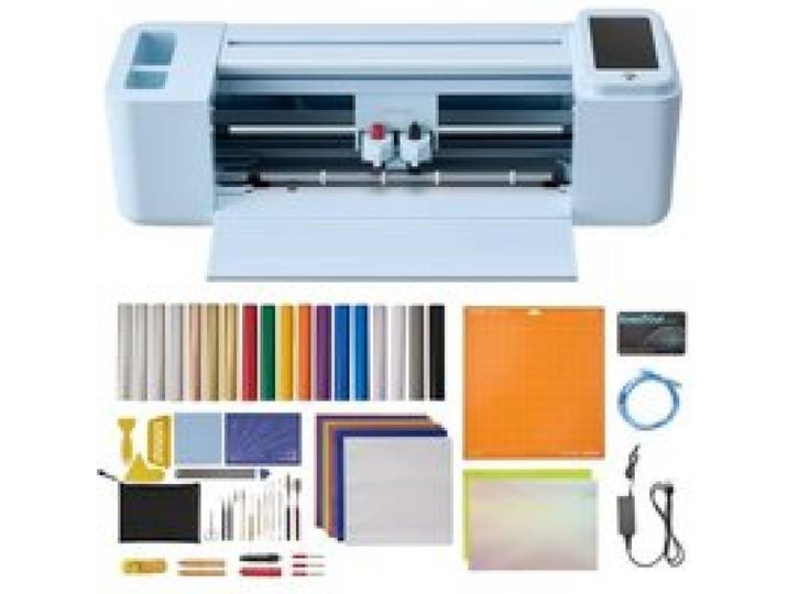VEVOR Vinylschneidemaschine 30 cm, Schneideplotter/Plottermaschine mit Touchscreen & Material- und Werkzeugsatz, Kompatibel mit Mac/Windows/Android/iOS, für Bastelarbeiten, Karten & Wohnaccessoires