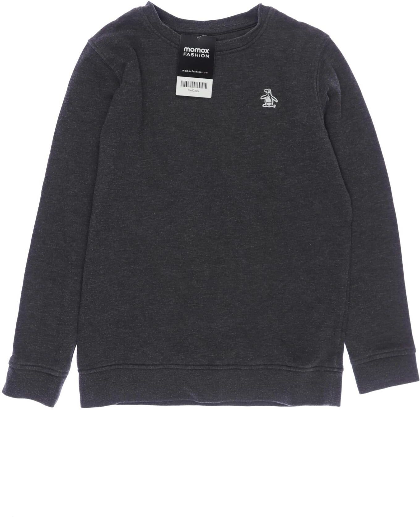 Original Penguin Jungen Kapuzenpullover oder Sweater, Grau, Gr. EU 140, Baumwolle / Synthetik - Second Hand