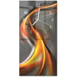 WANDUHR aus Glas 30x60 cm - Abstraktion