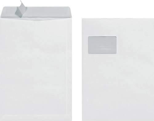 Herlitz 10837557 10837557 Versandtasche (B x H) 229mm x 324mm Weiß Verwendung für Papierformat=DIN C4 25St.