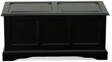 Carolina Chair And Table Co. Camden Blanket Storage Chest , Antique Black