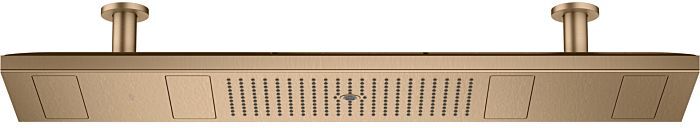 Hansgrohe Axor ShowerHeaven Kopfbrause 10628140 1200x300mm, mit Beleuchtung 3500 K, brushed bronze