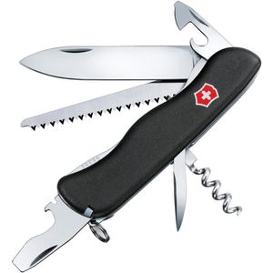 Victorinox Taschenmesser Forester 0.8363.3, schwarz, 12 Funktionen, mit Kunststoffgriff & Edelstahl-Zweihandklinge