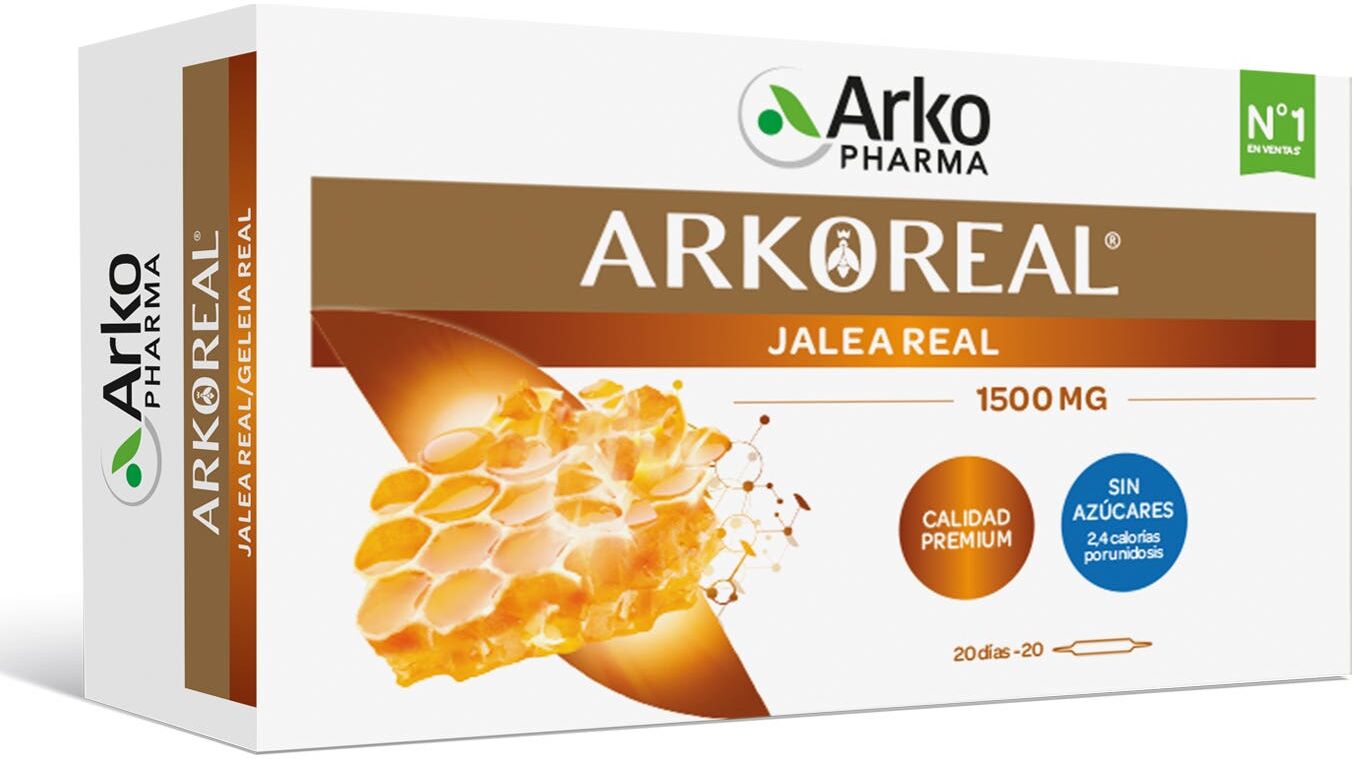 Arkopharma Arkoreal Jalea Real 1500mg Sin Azúcar 20ampollas