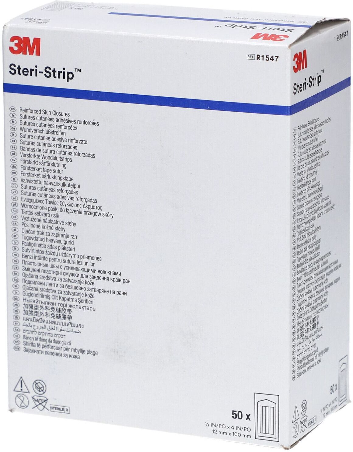 3M Steri Strip steril 12x102mm R1547 50x6 St Pflaster