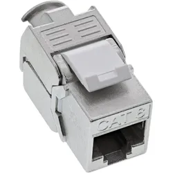 INLINE Keystone RJ45 Buchse, SNAP-In, Cat,8,1, schmale Ausführung