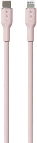 Puro Cabo  Soft MFI USB-C para Lightning 1.5m - Rosa