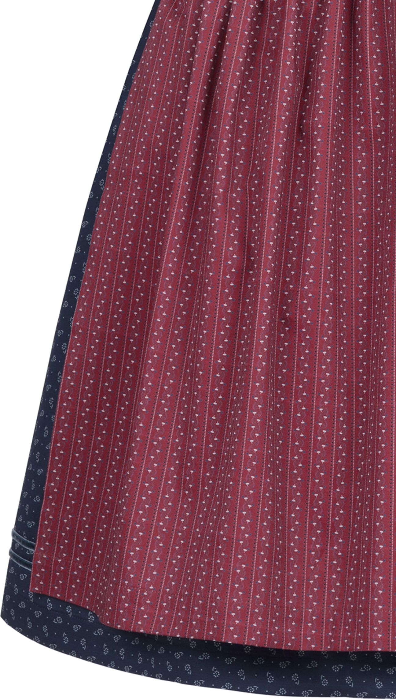Dirndl NÜBLER "Dirndl midi Gesr", Damen, Gr. 40, EURO, blau, Obermaterial: 100% Baumwolle CO., Kleider Dirndl