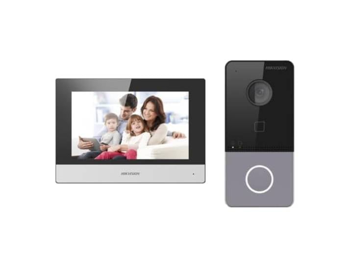 Hikvision IP Video intercom kit for Villa Or House Only One Call Button. DS-KV6113-WPE1. x1: DS-KH6320-WTE1. x1: PSU x2: It Includes 2 European Power adapters (KIS603-P(O-STD))