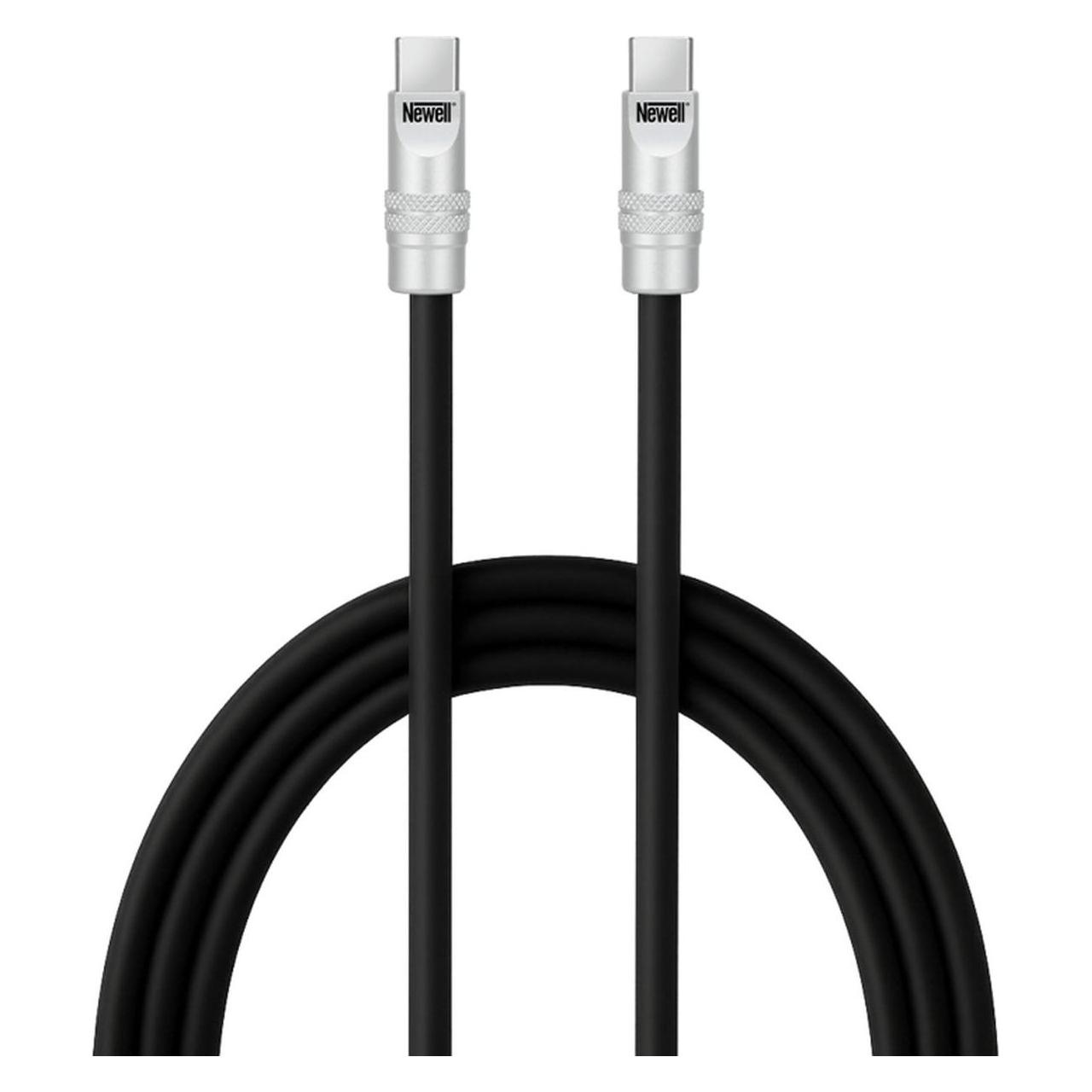 Newell NL4984 Kabel USB-C 100 W 2 m silikonowy czarny (2 m, 100 W) (NEWELL)