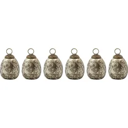 Pack Visitenkartenhalter 6 cm, silber, 6 St.