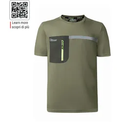 U-Power T-Shirt Christal - burnt olive - XL