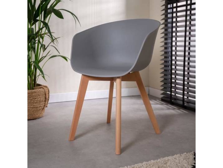 Herning Chaise Salle À Manger Scandinave Gris