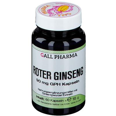 Roter Ginseng 90 mg GPH Kapseln 60 St