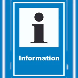 HB-Druck Information Aufkleber A6 (105x148mm)
