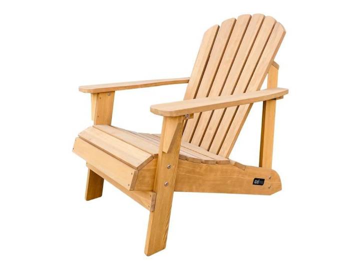 Chaise Adirondack - AXI - Carmen - Bois de pruche - Beige Or - Résistante aux intempéries
