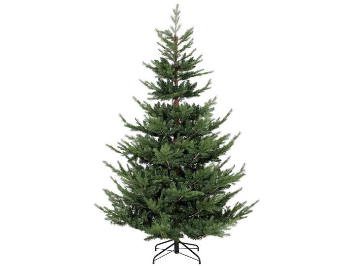 Homcom Weihnachtsbaum PVC Grün, Smaragdgrün, Kunststoff, 210 cm, Dekoration, Weihnachtsdekoration, Christbäume & Zubehör