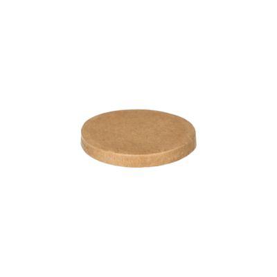 Deckel Papstar pure, für Portionsbecher, ø 60 mm, 50 Stk., Frischfaser-Karton, braun
