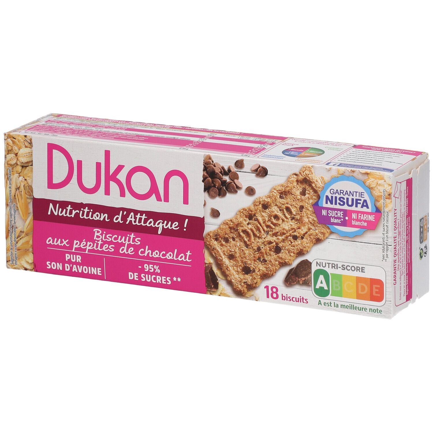 Dukan Koekjes met Chocoladestukjes 18 St Kekse