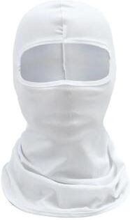 Inspired Finds Windproof Winter Balaclava Cycling Face Mask Helmet Liner With UV Protection white
