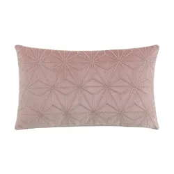 Kissen  Eiskristalle , rosa/pink , Maße (cm): B: 30
