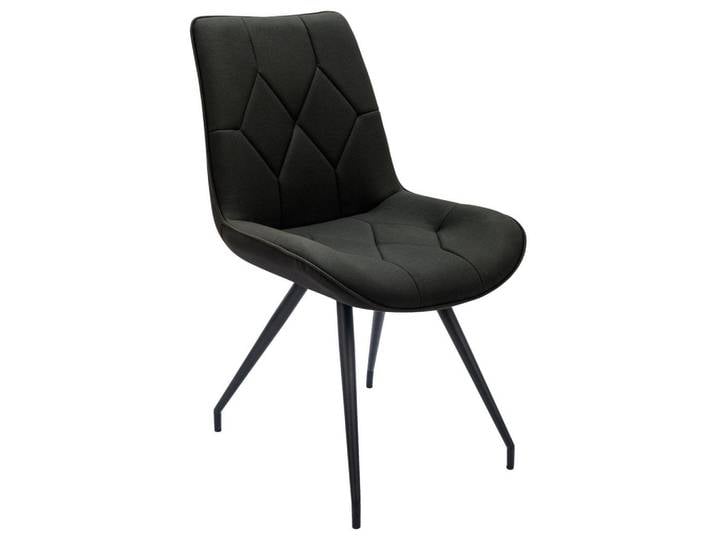 Novel Stuhl, Schwarz, Metall, Rundrohr, 51x89x66 cm, Esszimmer, Stühle, Esszimmerstühle, Vierfußstühle