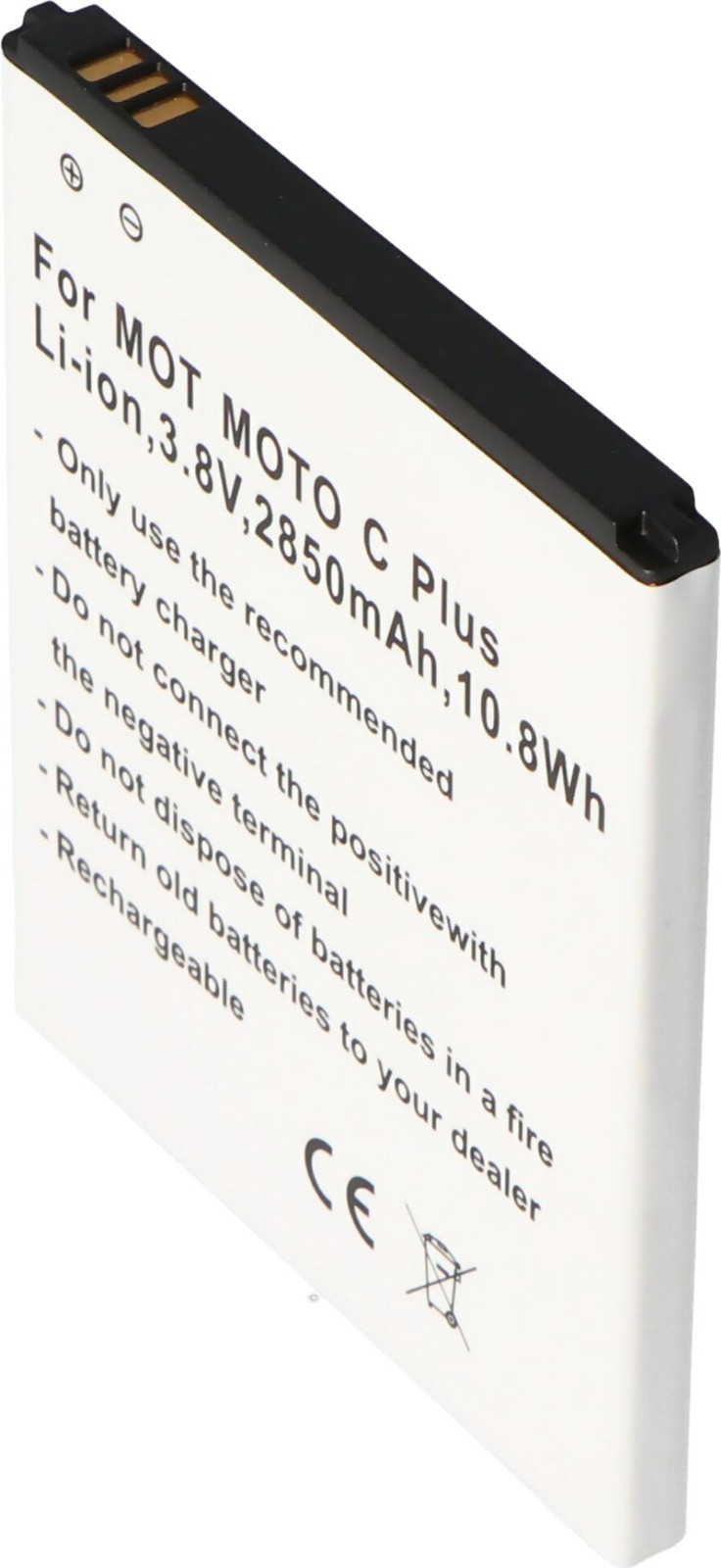 AccuCell Accu voor Motorola MOTO C Plus, Li-Ion, 3,8V, 2850mAh, 10,8Wh