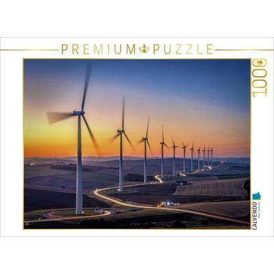 CALVENDO Puzzle Wenn Technik und Natur zusammenarbeiten. | 1000 Teile Lege-Größe 64x48cm Foto-Puzzle für glückliche Stunden, von , Calvendo Puzzle