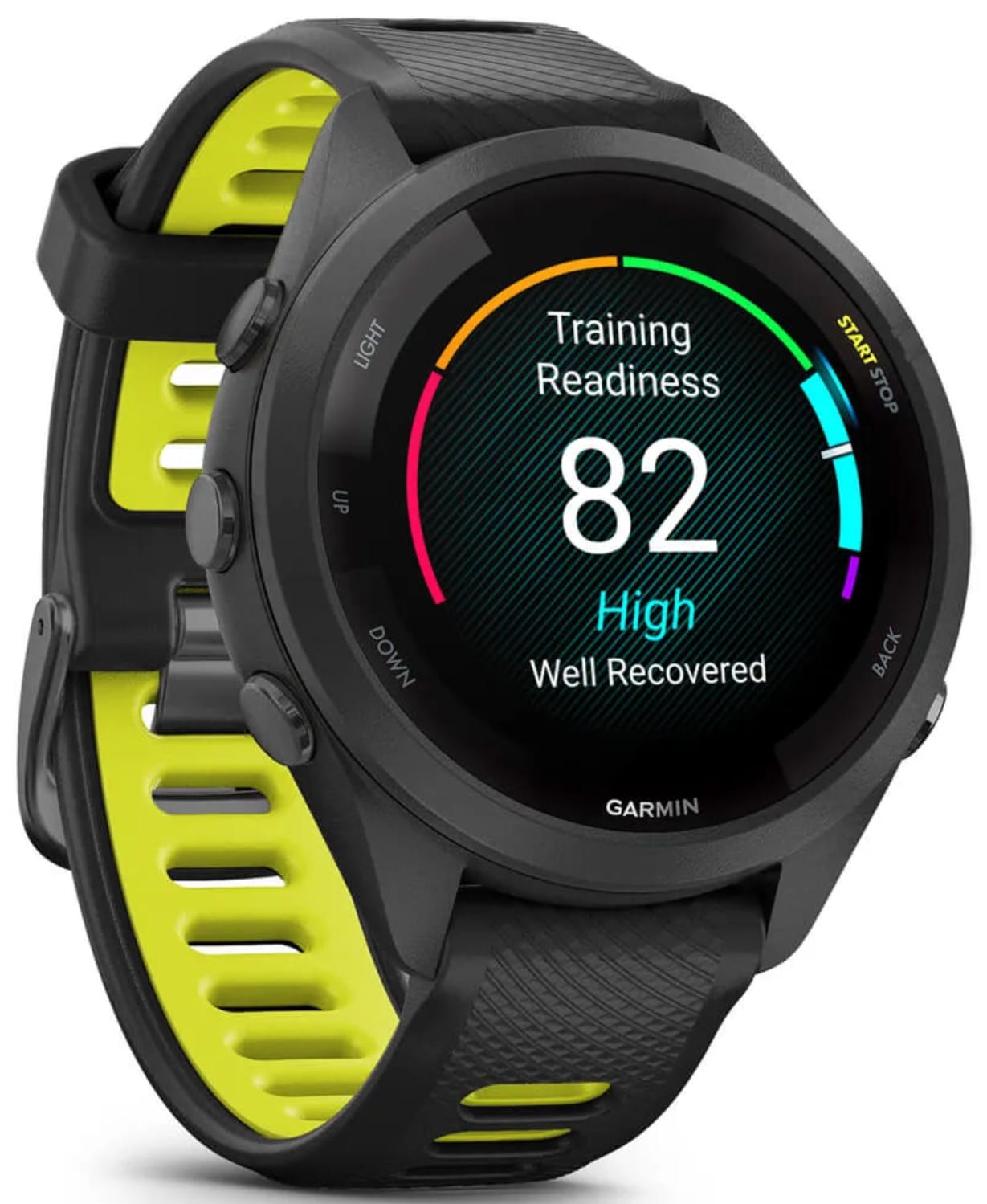 Garmin Forerunner 265S Music 42mm Schwarz/gelb GPS Sportuhr 010-02810-13