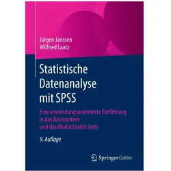Statistische Datenanalyse mit SPSS, Fachbücher von Wilfried Laatz, Jürgen Janssen