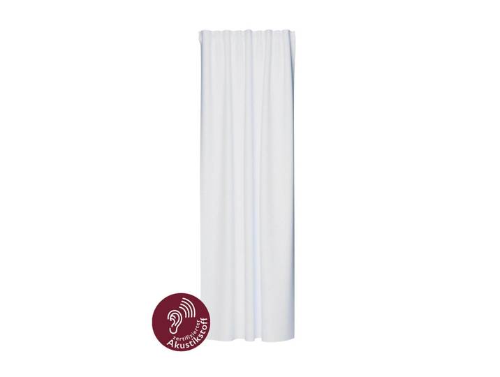 Fuggerhaus Fertigvorhang, Creme, Uni, 140x245 cm, Oeko-Tex® Standard 100, Lärmschutz, Heimtextilien, Vorhänge, Fertigvorhänge