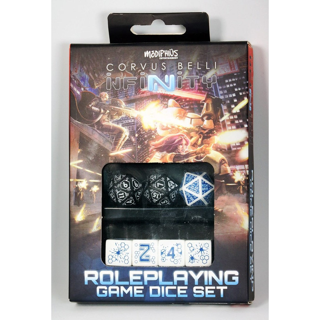 Infinity RPG Tohaa Dice Set for Infinity Roleplaying Game, Ages 12+, 7-Die Set by Modiphius Entertainment