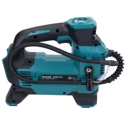Makita, Kompressor, DMP 181 RF Akku Kompressor 18 V 11,1 bar + 2x Akku 3,0 Ah + Ladegerät (11.10 Bar)