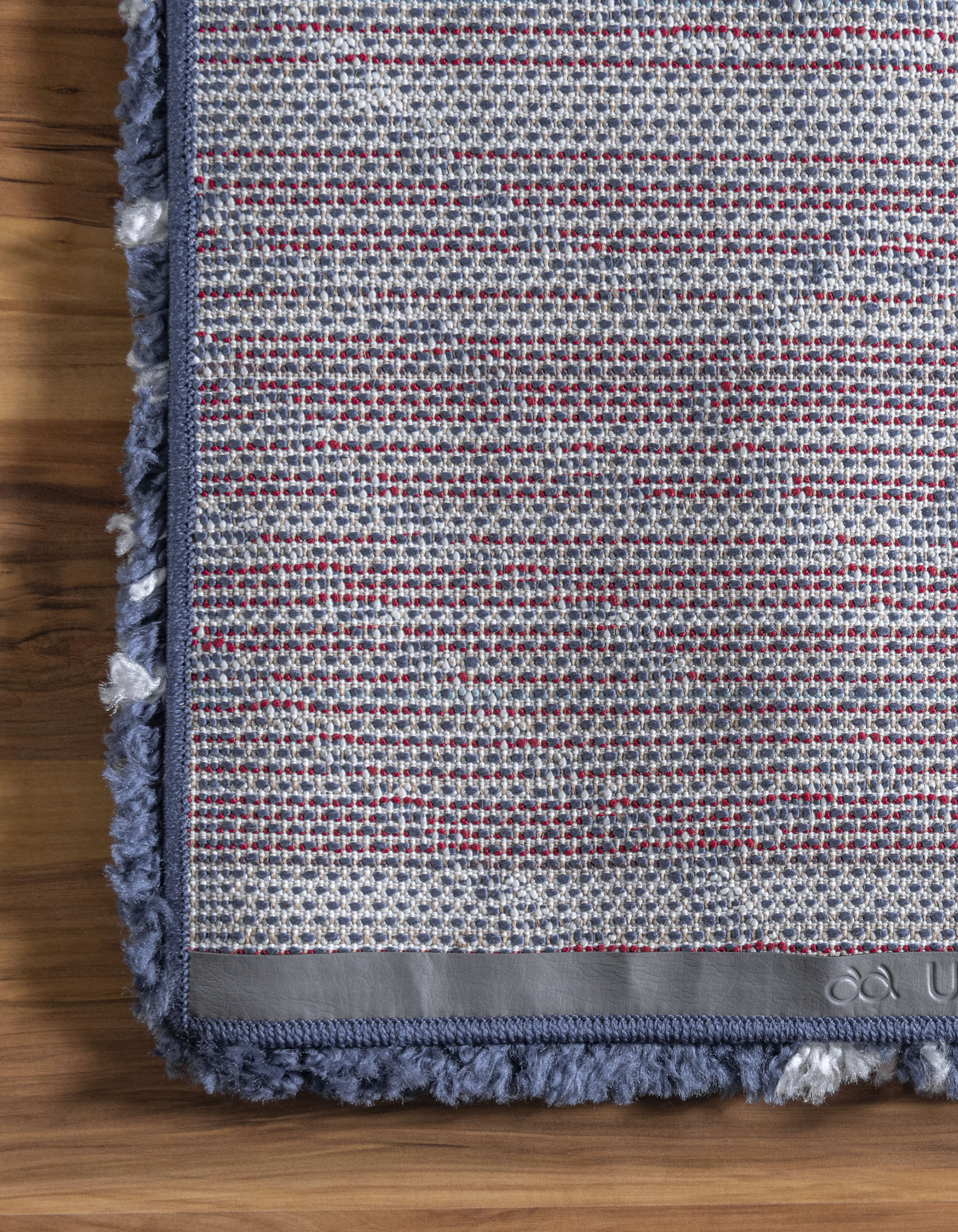 Hochflor-Teppich "Temara Shag, LAGERRÄUMUNG", blau (marineblau, elfenbeinfarben), B:79cm H:51mm L:305cm, Polypropylen (PP), MYFLAIR MÖBEL & ACCESSOIRES, Teppiche, Hochflor-Teppich, gewebt, Scandi Design, ideal im Wohnzimmer & Schlafzimmer marineblau, elfe