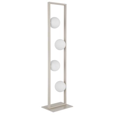 NOWA Stehlampe "NANDA", beige (sandfarben), 4, Ø 12cm H: 110cm, 1 Stk., Leuchten, Stehleuchte,Sand,Wohnraum,Schlafzimmer,Glaskugel opal,Flur,modern, Stehlampe